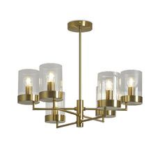 Подвесная люстра на штанге Freya Clip FR5426PL-06BS_MY