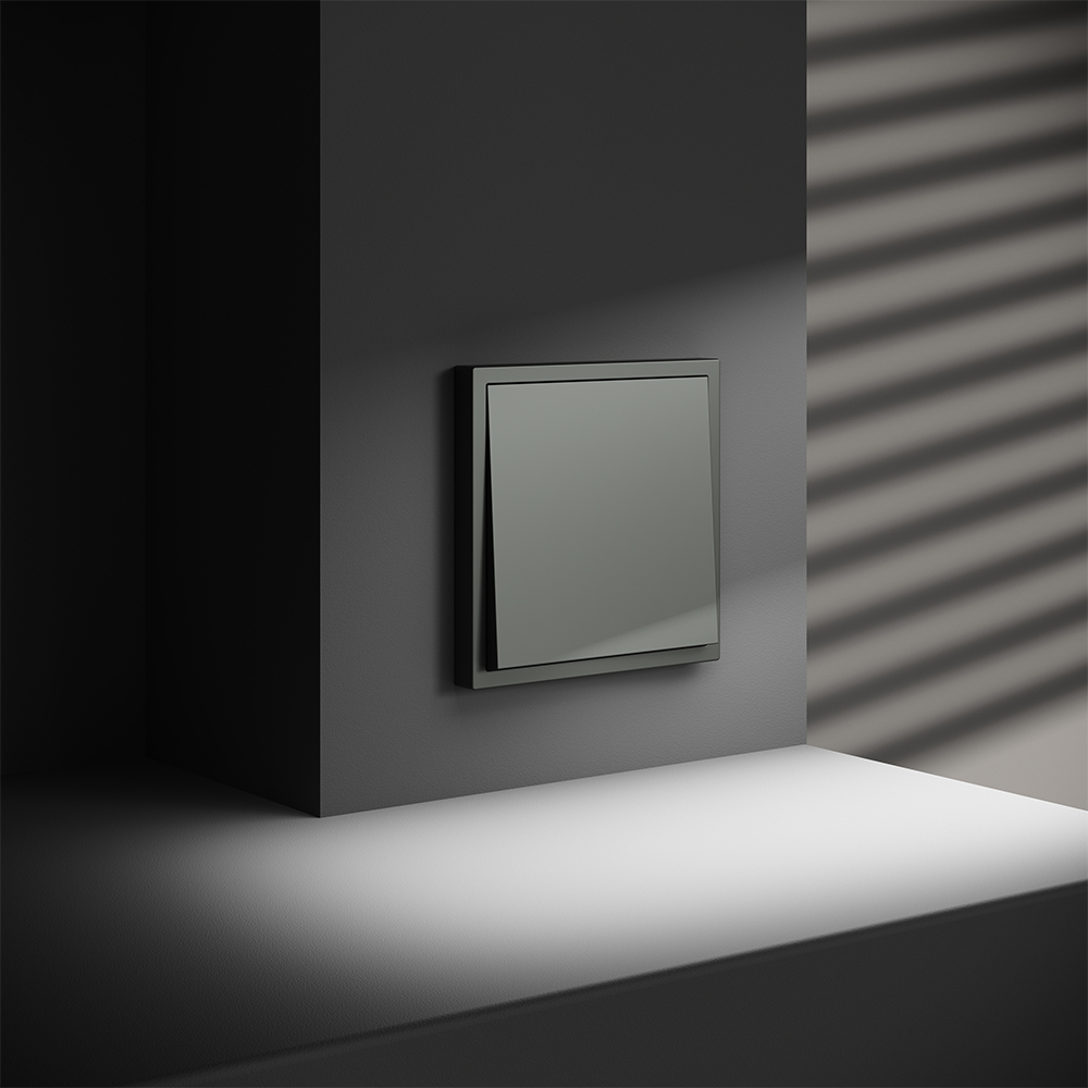 Выключатель с самовозвратом встраиваемый VOLTUM S70 одноклавишный 10А VLS010606