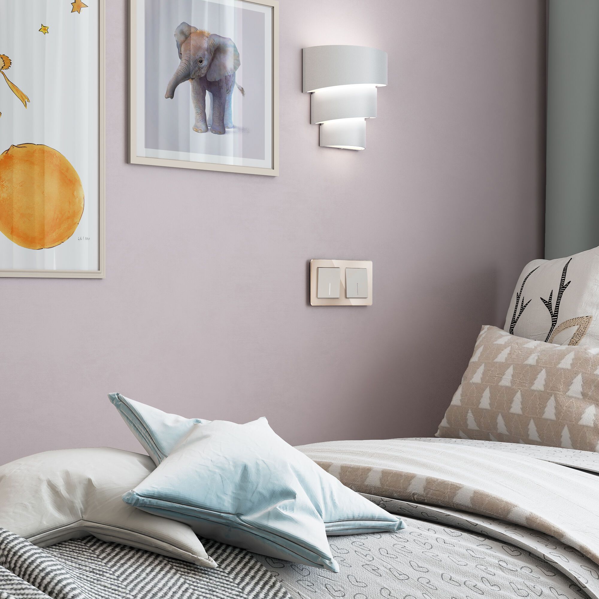 Выключатель одноклавишный с подсветкой Werkel a059279_WR