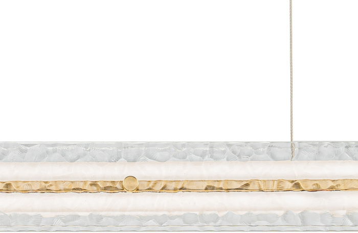 Подвесная люстра с пультом светодиодная (14018/1PL Brass) Indigo V000088L