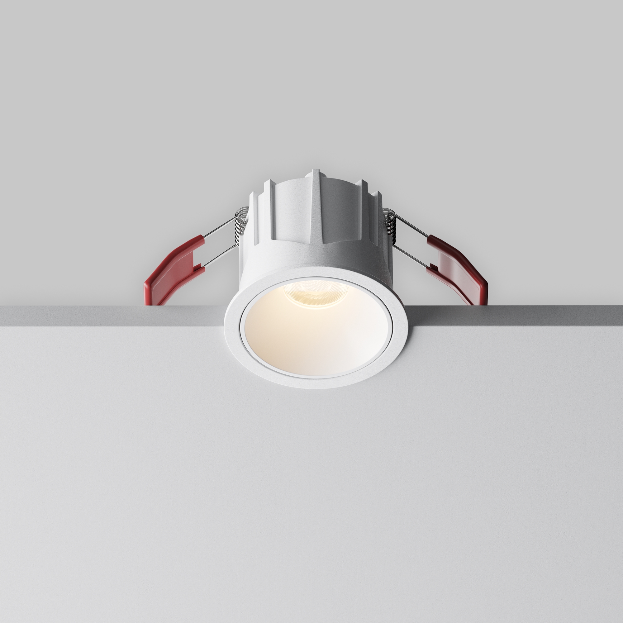 Встраиваемый светильник Maytoni Alfa LED DL043-01-10W3K-RD-W-1_MY
