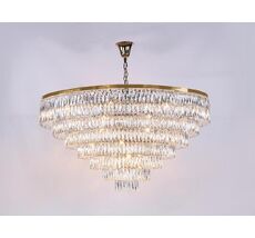 Подвесная люстра NewPort 10129+37/C gold_NP