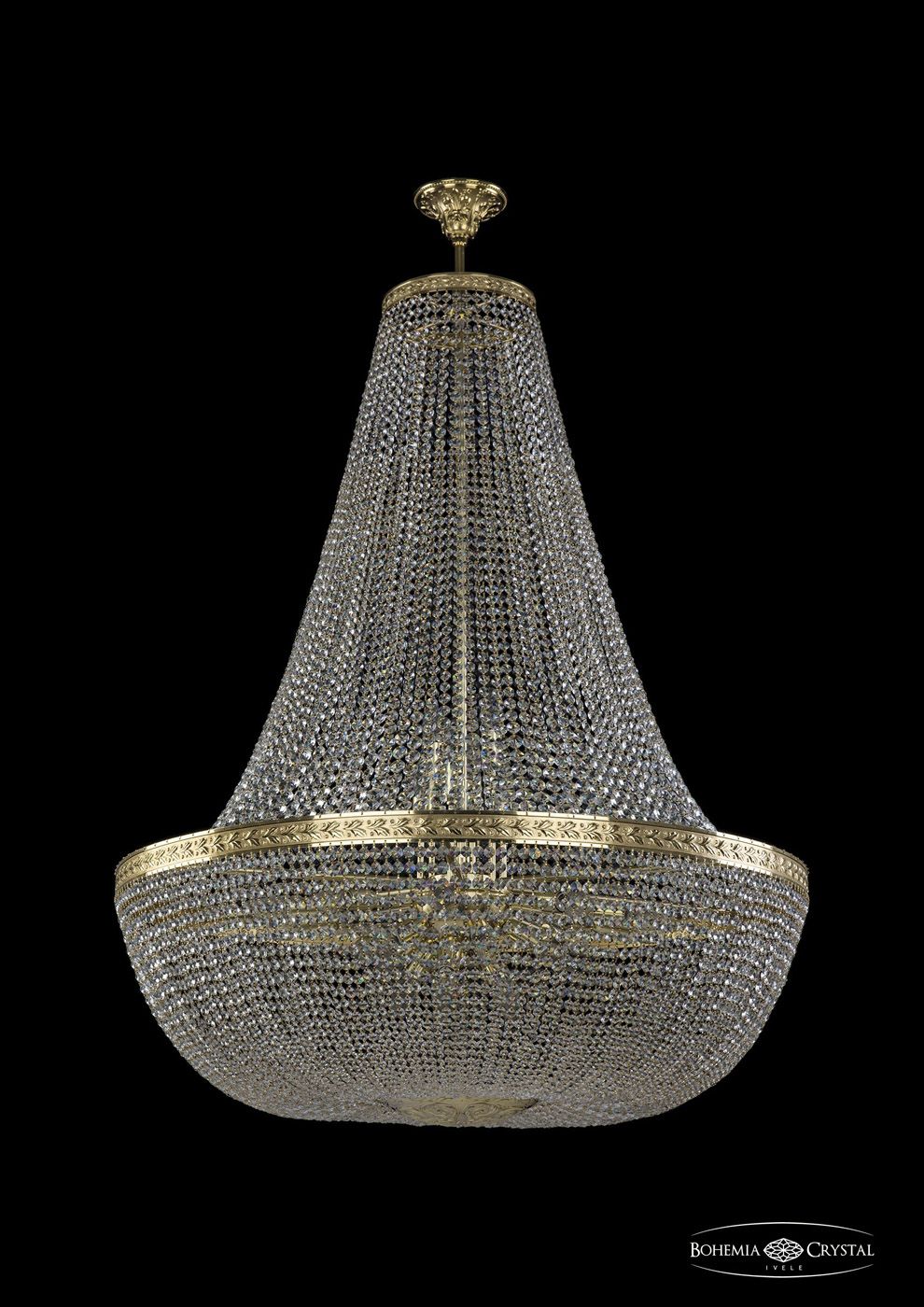 Хрустальная люстра Bohemia Ivele 19051/H2/100IV G_BI