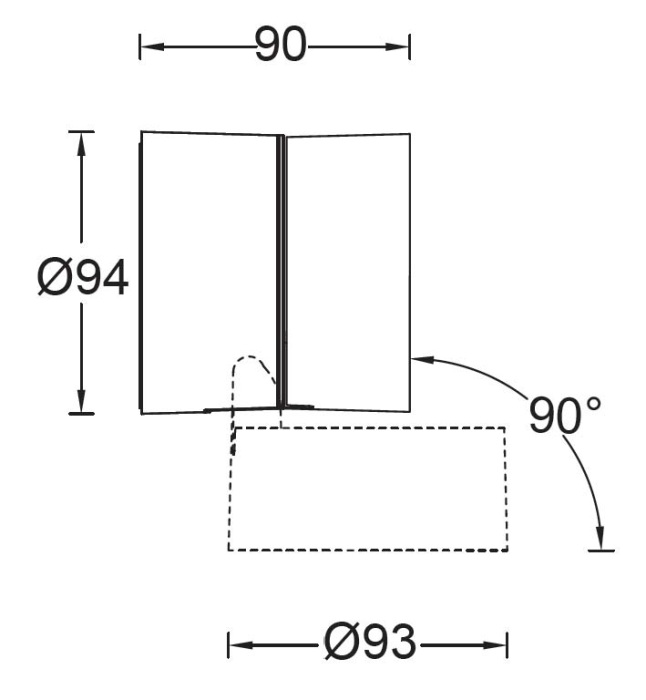 Настенный светильник уличный светодиодный IP54 Oasis Light W6260 Gr_OL
