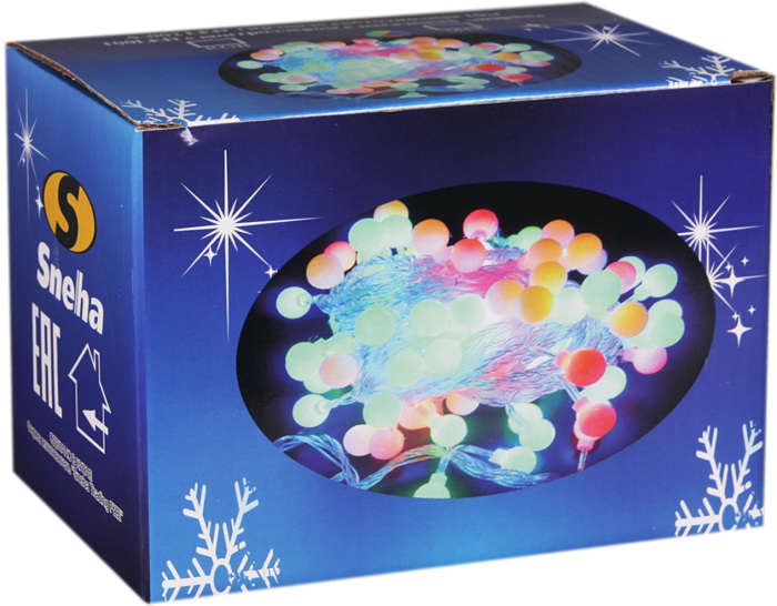 Гирлянда светодиодная с контроллером 10 м Sneha A-002 LED RGB_SN