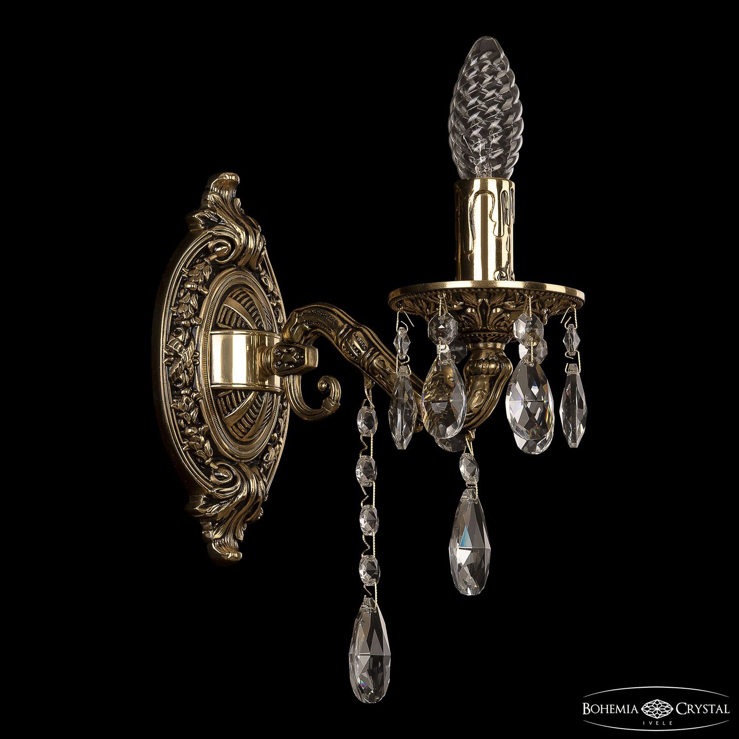 

Бра Bohemia Ivele Crystal 7026B1/1/125 B GB, 7026B1/1/125 B GB