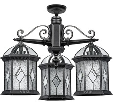 Потолочный светильник уличный IP44 Oasis Light 92670A/3 Bl_OL