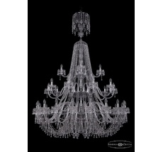 Хрустальная люстра Bohemia Ivele 1410/20+10+5/530/XL-200/3d Ni V0300_BI