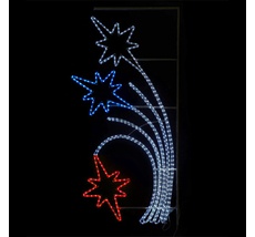 Светодиодная Консоль Салют 80 x 150 см, Триколор, 220В SKL9-220RBW