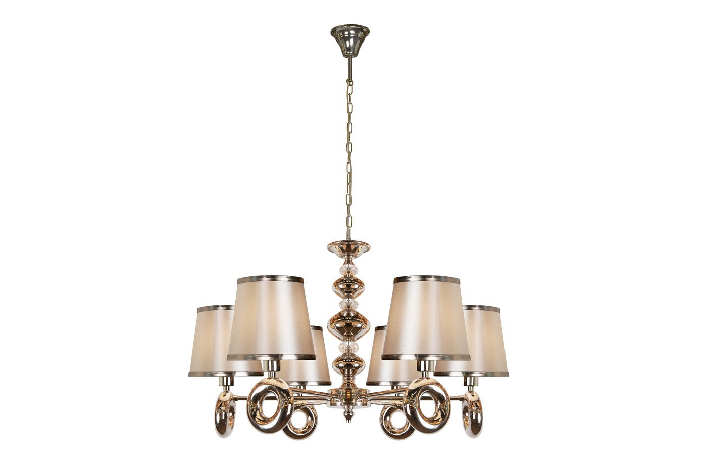 Подвесная люстра ILamp Brooklyn P2401-6 Nickel_IP