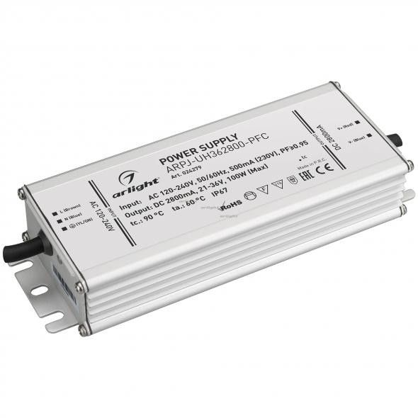 

Блок питания ARPJ-UH362800-PFC (100W, 2.8A) 024279, 024279