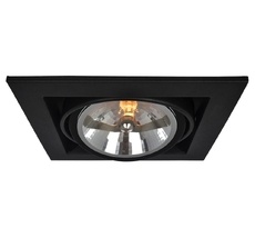 Врезной светильник Cardani A5935PL-1BK