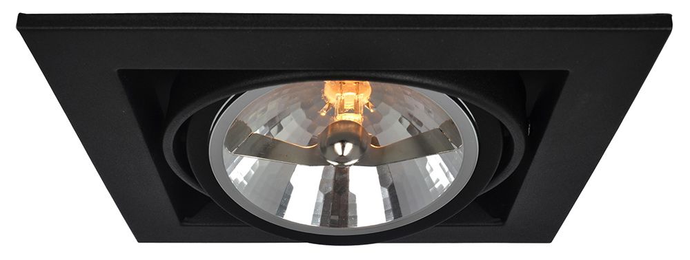 Врезной светильник Cardani A5935PL-1BK
