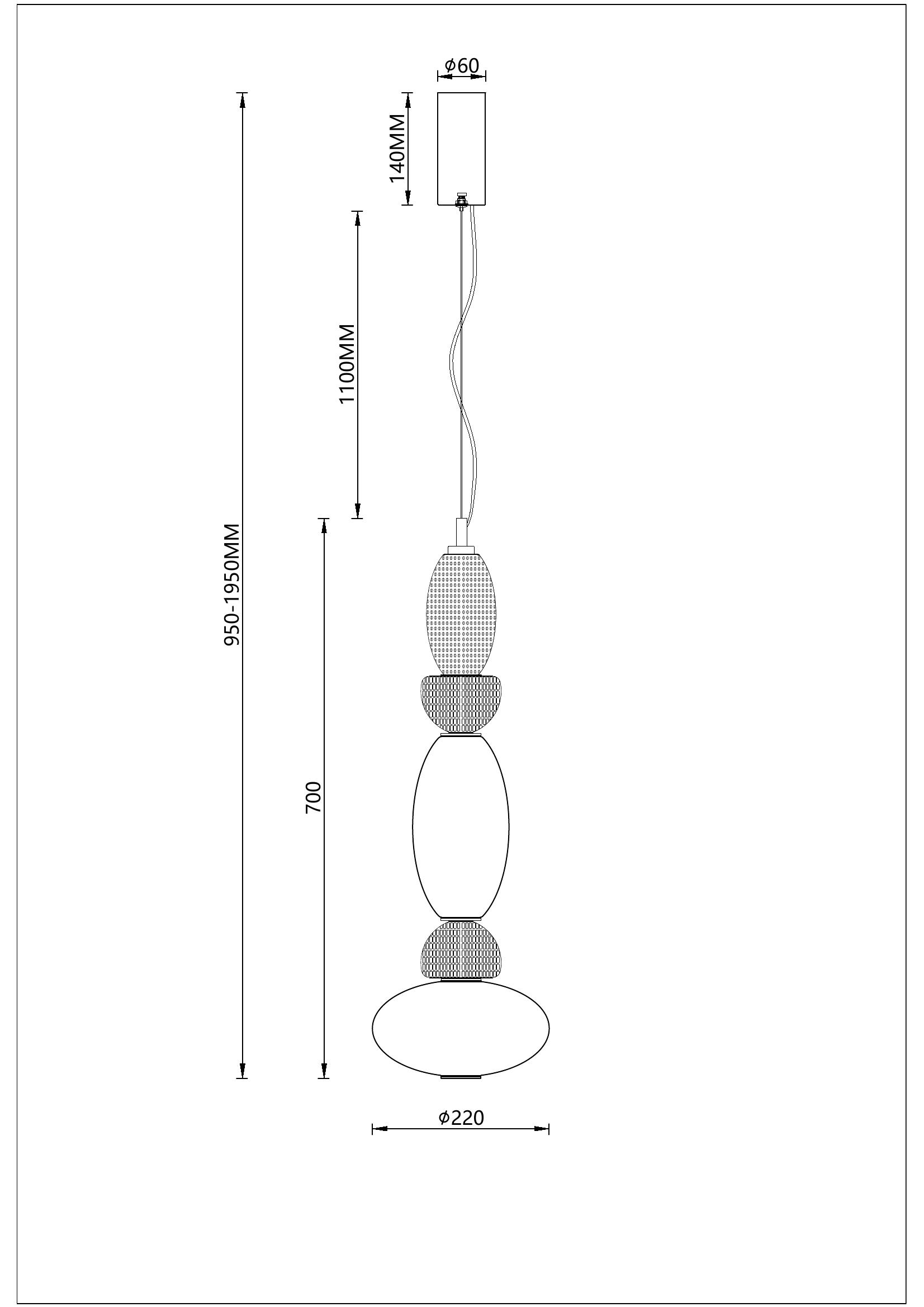 Подвесной светильник Divinare AMBRA 5016/17 SP-20_DI