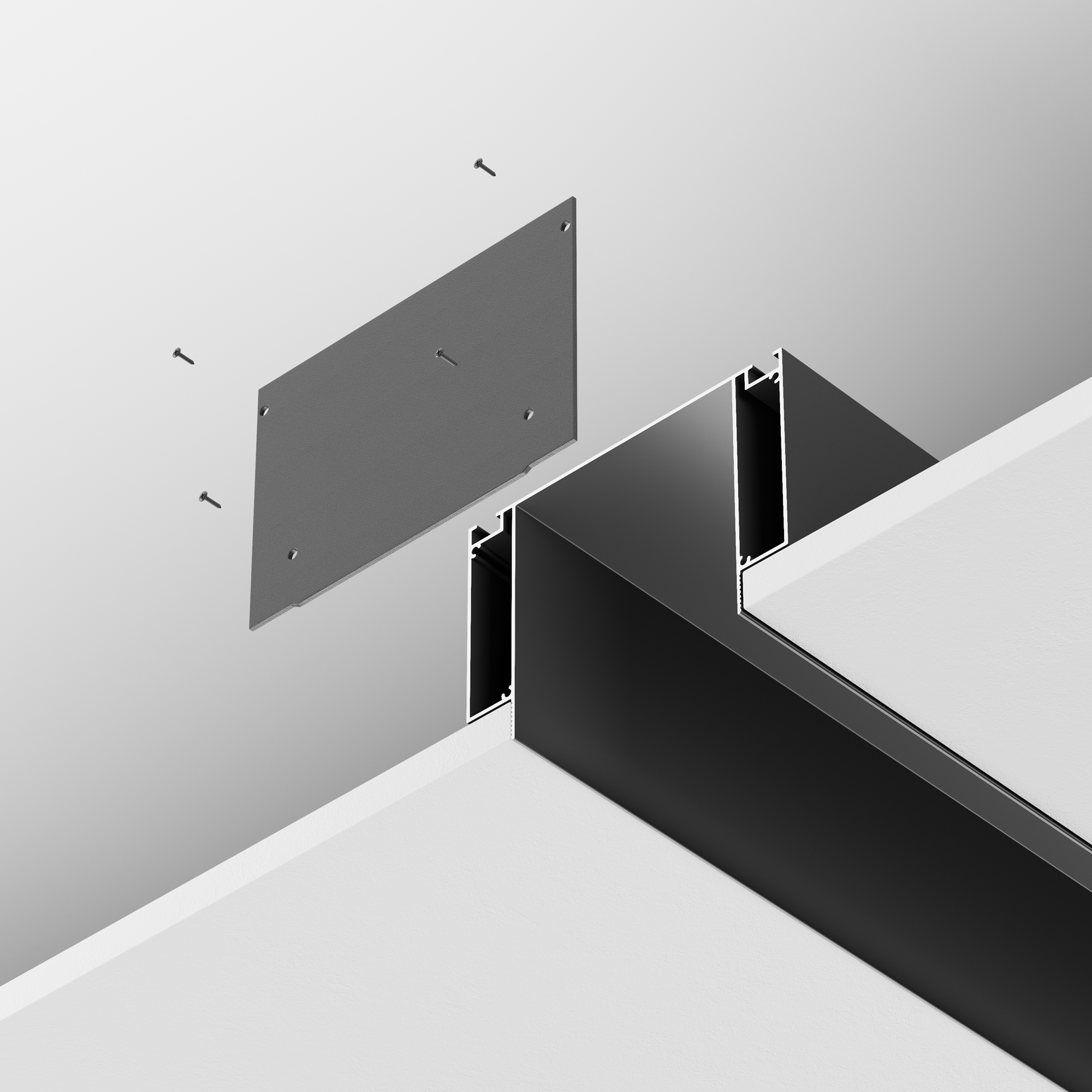 Заглушка для профиля Maytoni Technical ALM013EC-PL-B_MY