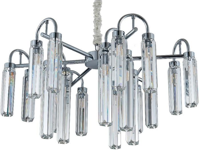 Подвесная люстра NewPort DIVA 4526+3/C chrome new_NP