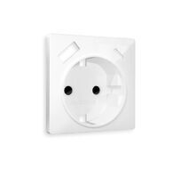 Лицевая панель для электрической розетки с заземлением со шторками 2USB A+C QUANT Ambrella Volt ALFA AP1100_AMB