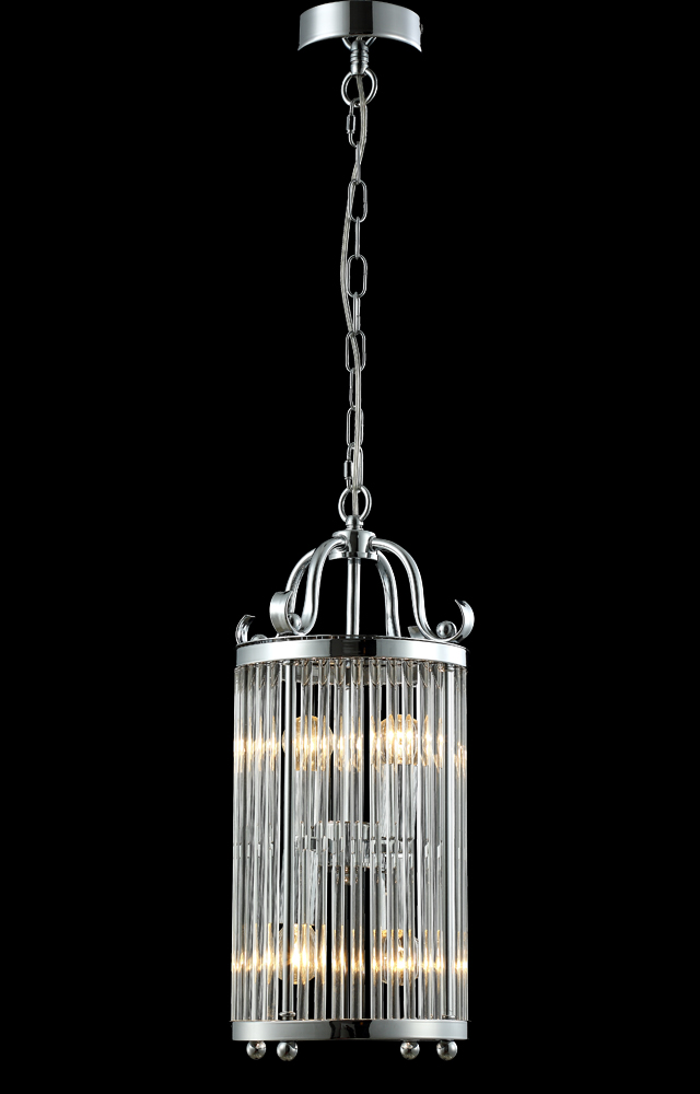 Подвесной светильник Crystallux TADEO TADEO SP4 D200 CHROME/TRANSPARENTE_CR