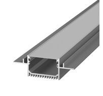 Алюминиевый профиль Design LED без видимой рамки LG49, 2500 мм, анодированный 00-00010362_SW