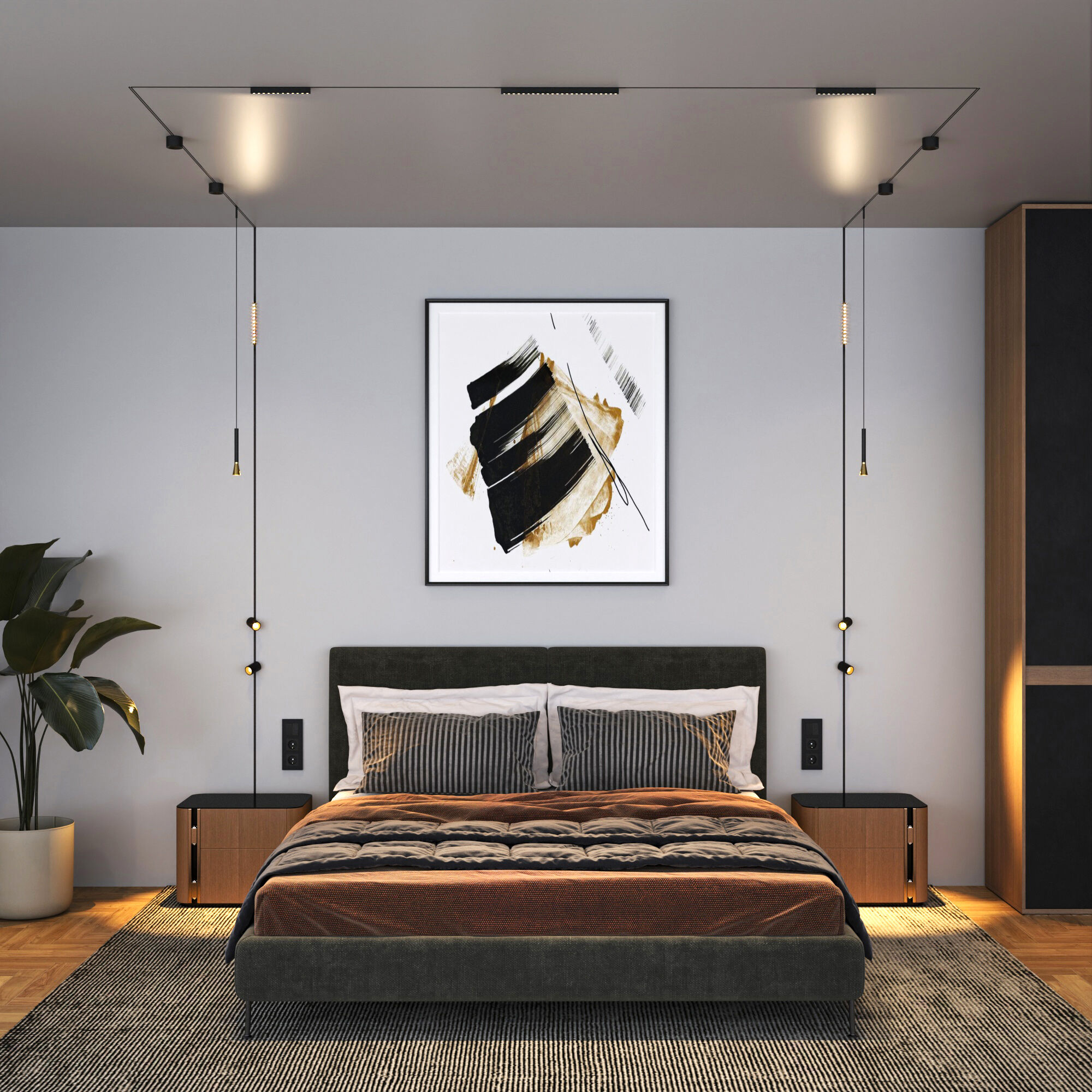 Шинопровод встраиваемый под ГКЛ Elektrostandard Mini Magnetic a065630_ES