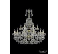 Хрустальная люстра Bohemia Ivele 1409/12+6/300/XL-94/2d G_BI