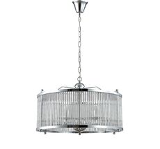 Подвесная люстра Crystallux TADEO TADEO SP6 D600 CHROME/TRANSPARENTE_CR