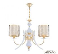 Подвесная люстра Arte Milano Florentina 306067/3 Wh/Gd