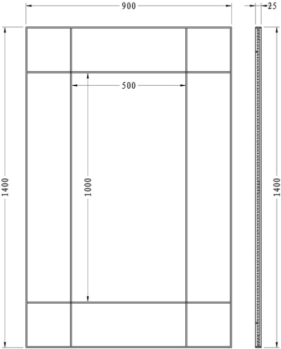 Зеркало Garda Decor KFG048