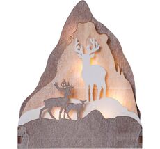 Светодиодный Светильник-статуэтка новогодний на батарейках Eglo FAUNA 410412