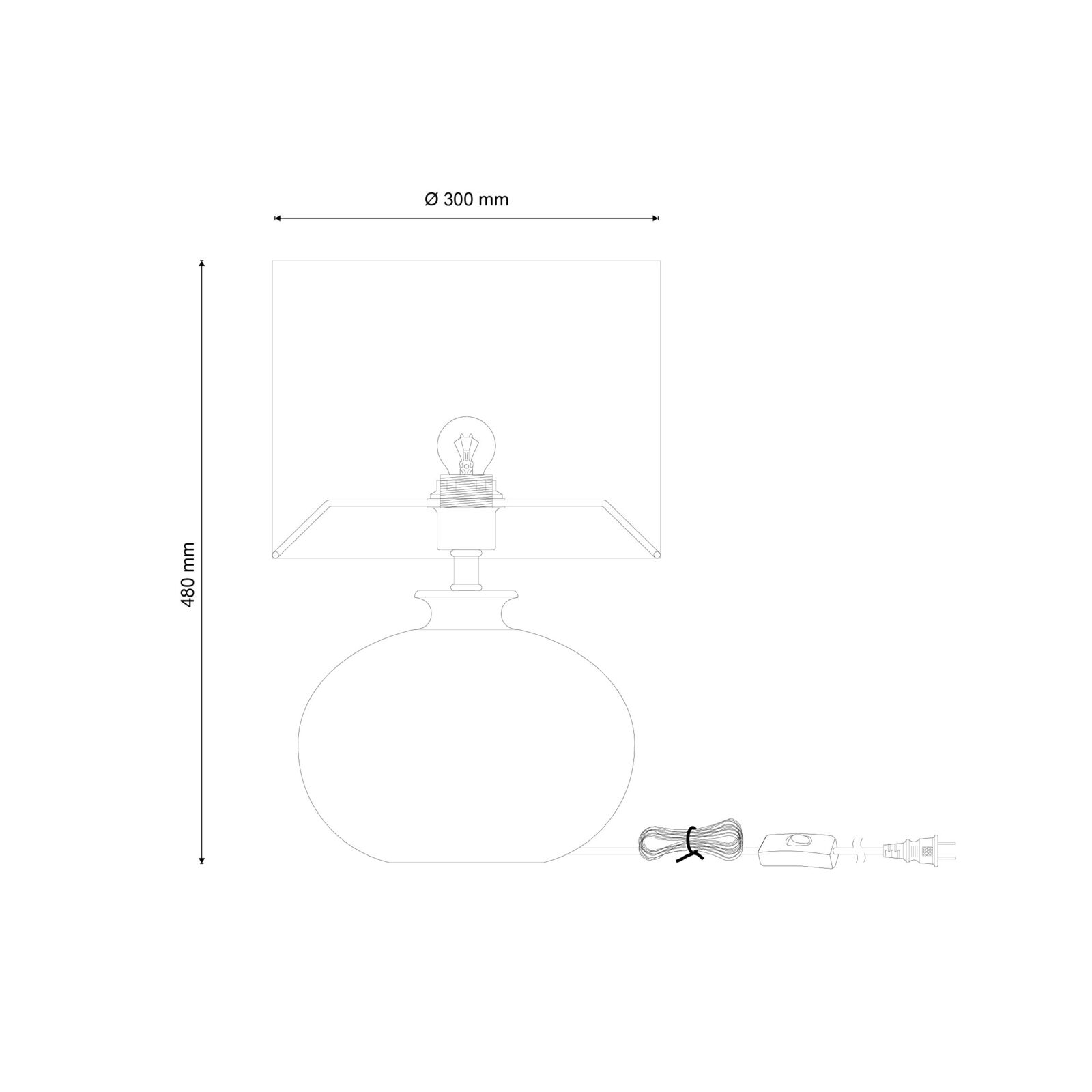 Настольная лампа Lucia Tucci HARRODS Harrods T931.1