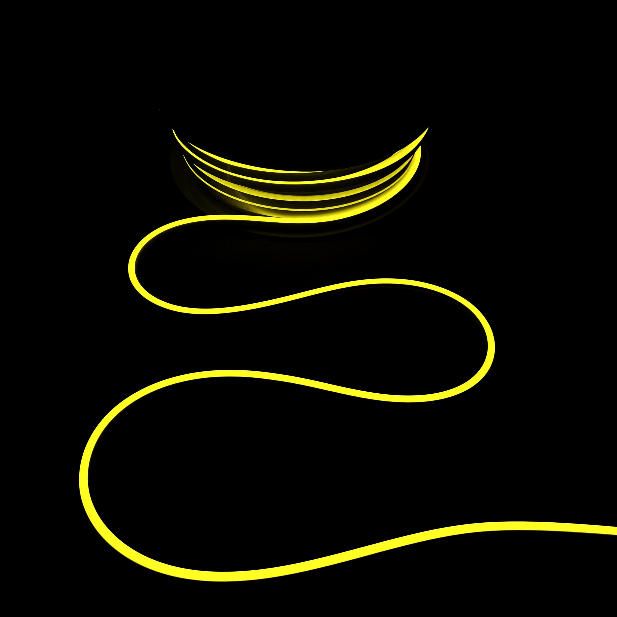 Односторонний Гибкий Неон 8х16мм Желтый 12В, IP65 LTC FR-23514 FR-23514