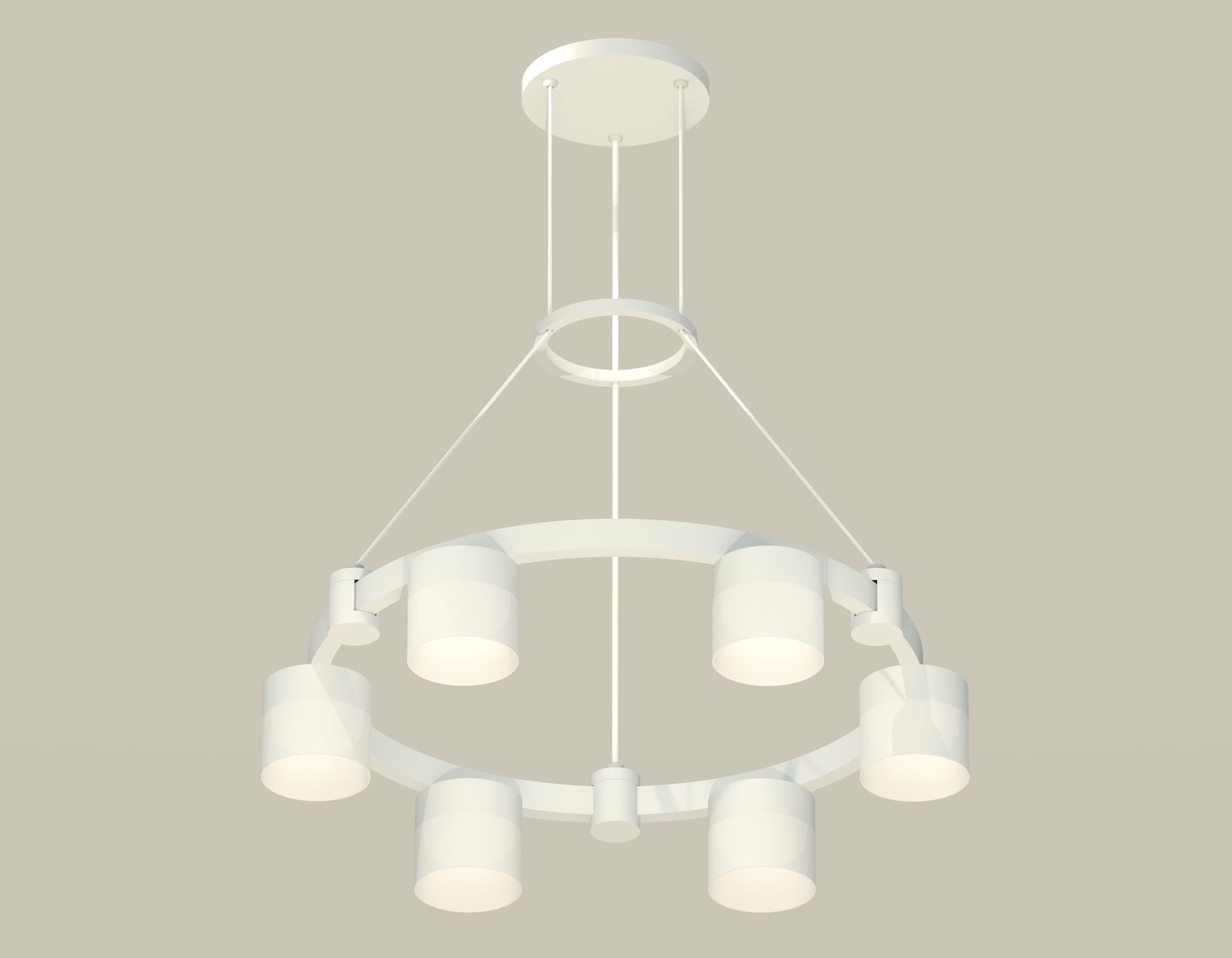 Подвесная люстра Ambrella light с акрилом Techno Ring Traditional DIY XR92031204_AMB
