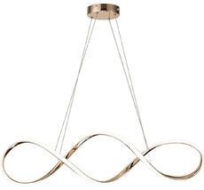 Подвесная люстра с пультом золотой (+ночной режим) с пультом Escada 10236/1LED Gold_ESC