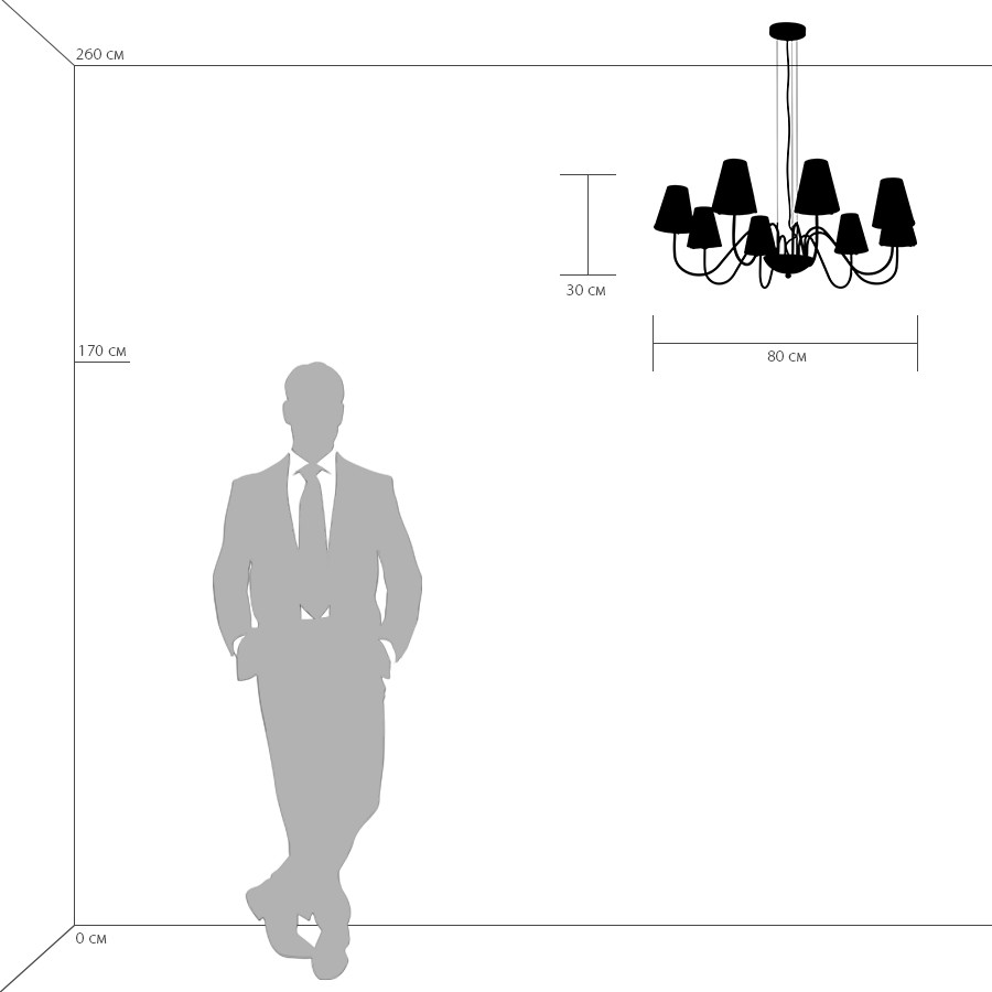 Подвесная люстра LightStar Diafano 758084_LS