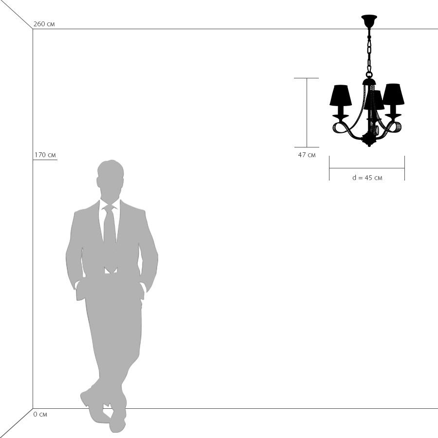 Подвесная люстра LightStar Riccio 705032_LS