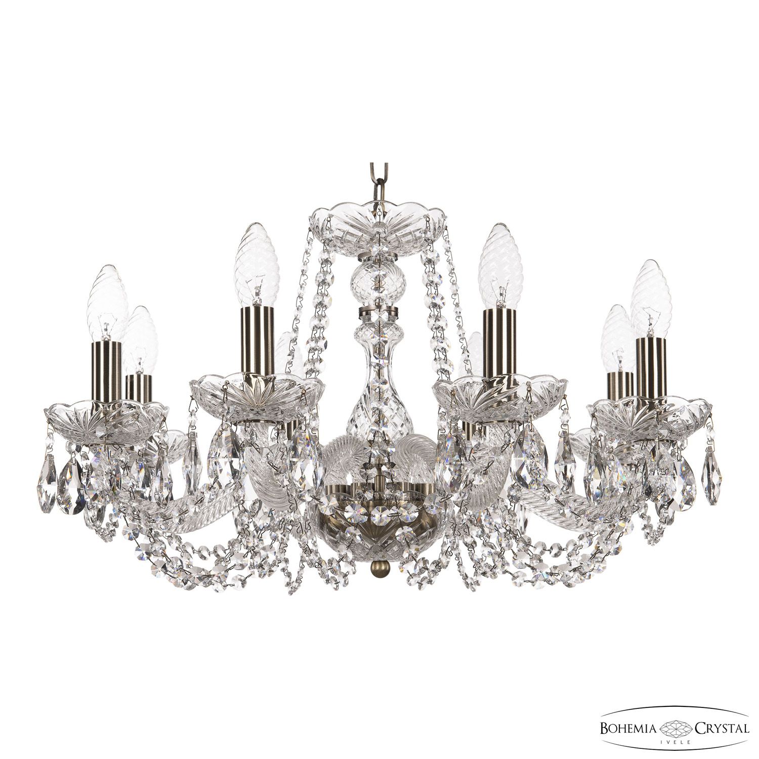 Хрустальная люстра Bohemia Ivele Crystal 119/8/200 Pa_BI