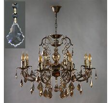 Хрустальная люстра Ambiente Ambient 8888/8 PB Leaf crystal_BZ