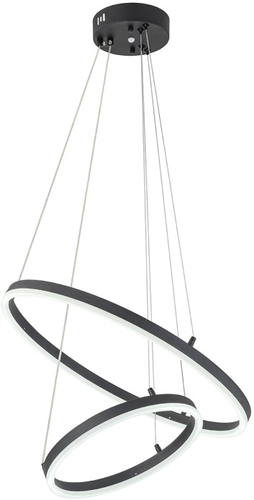 Подвесная люстра с пультом для светильника (+ночной режим) с пультом Escada 10254/2LED Black APP_ESC