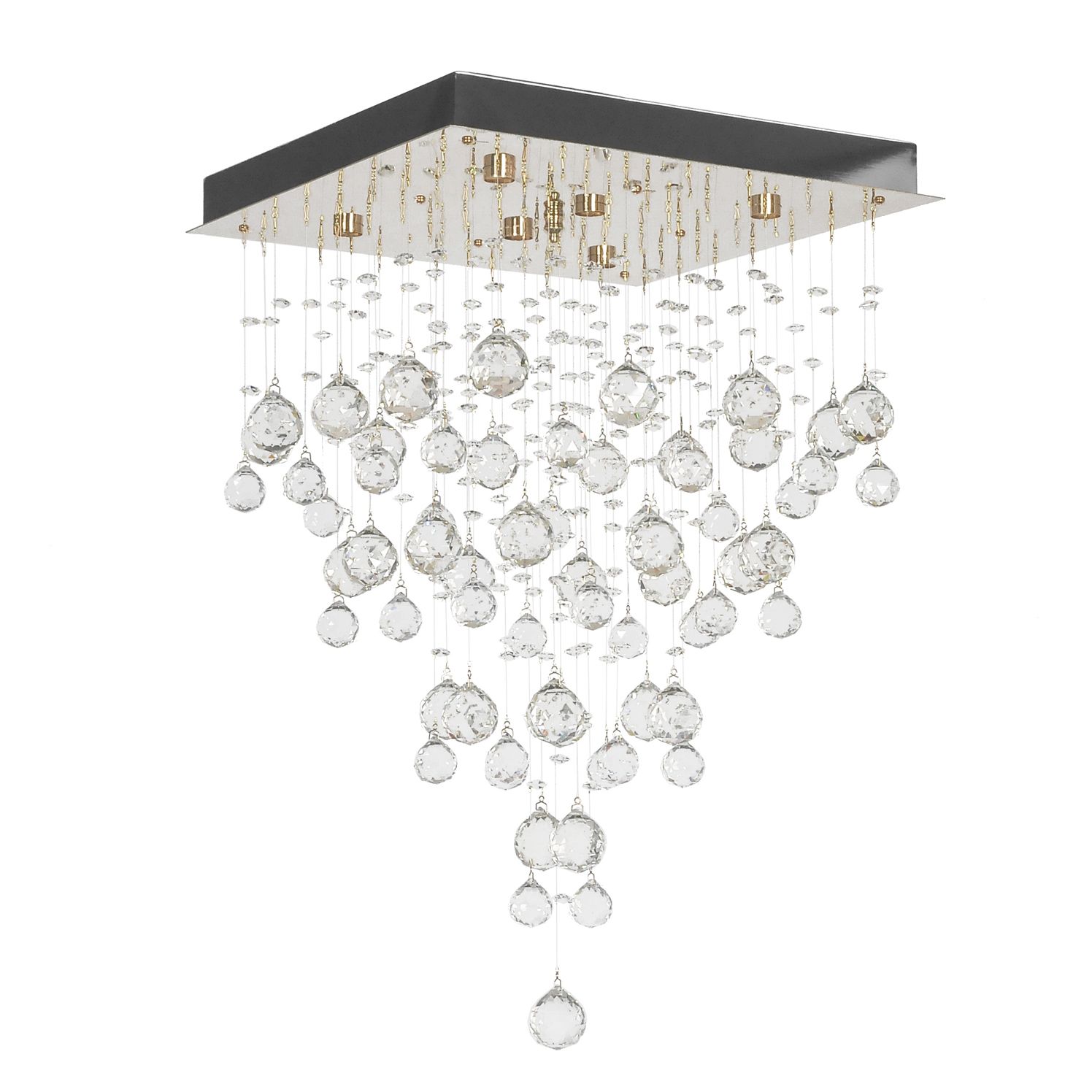

Каскадная люстра Arti Lampadari Flusso Gold Flusso H 1.4.40.615 G, Flusso H 1.4.40.615 G