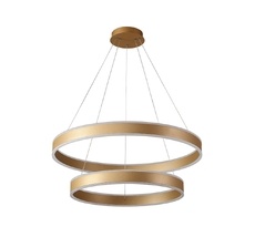 Подвесная люстра Crystallux MUCHOS MUCHOS&nbsp;SP123W&nbsp;LED&nbsp;D600+800&nbsp;GOLD_CR