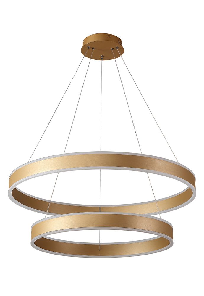 Подвесная люстра Crystallux MUCHOS MUCHOS SP123W LED D600+800 GOLD_CR