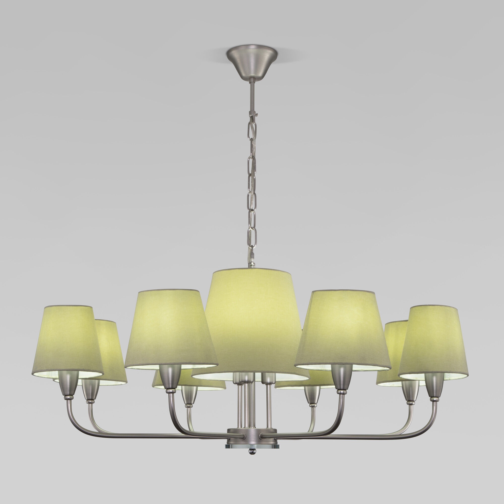 Подвесная люстра с тканевыми абажурами Eurosvet Milos a064992_EU