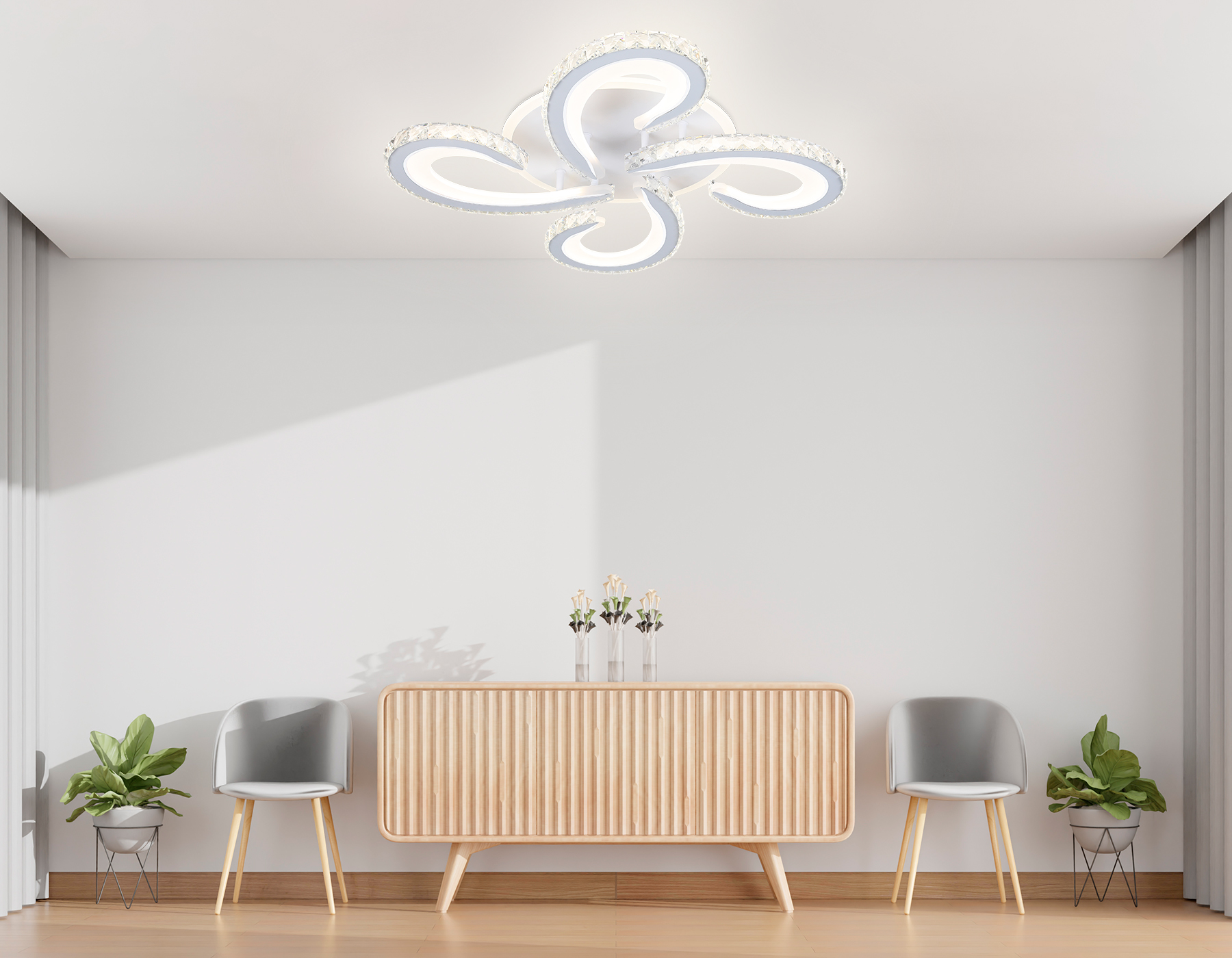 Потолочная люстра Ambrella Light FA ACRYLICA Ice FA1702_AMB