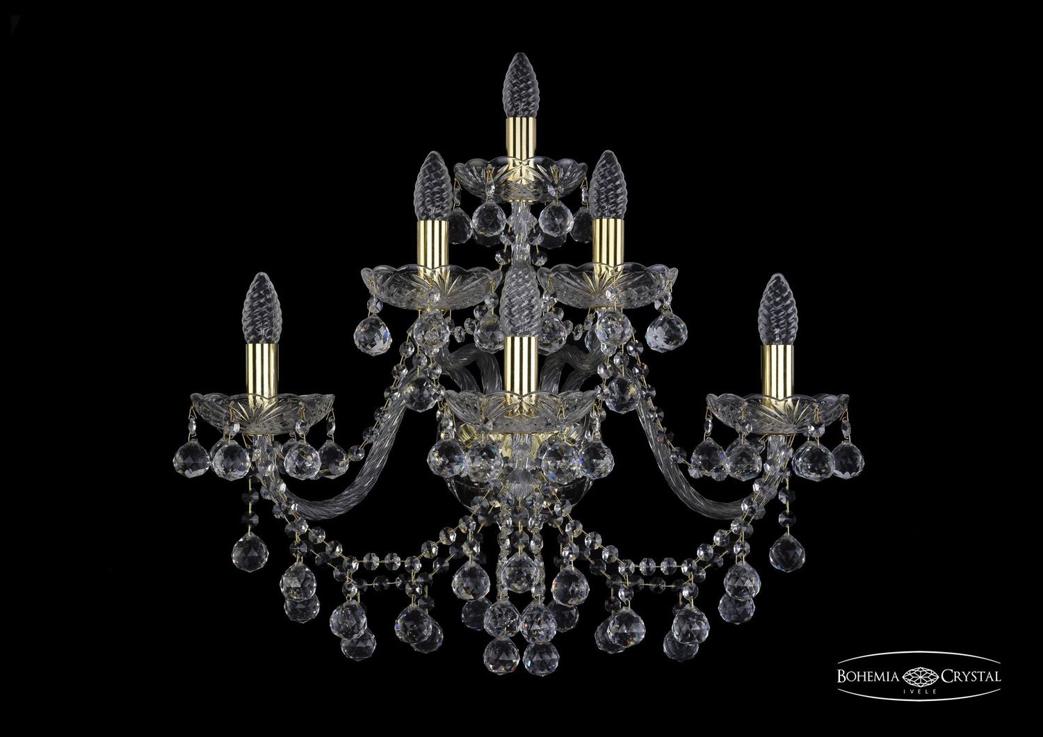 Бра Bohemia Ivele 1409B/3+2+1/240/XL G_BI