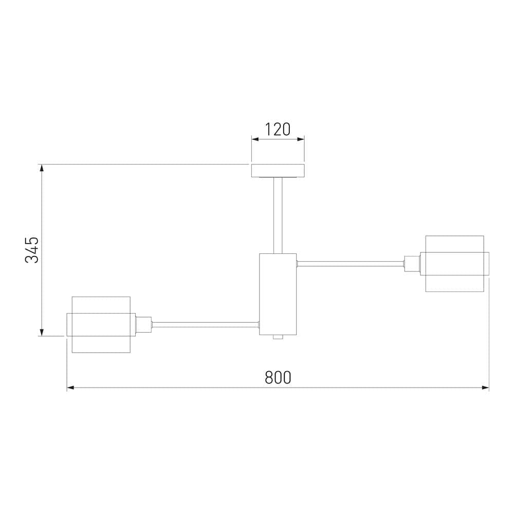 Потолочная люстра Eurosvet в стиле лофт Arcada a055604_EU