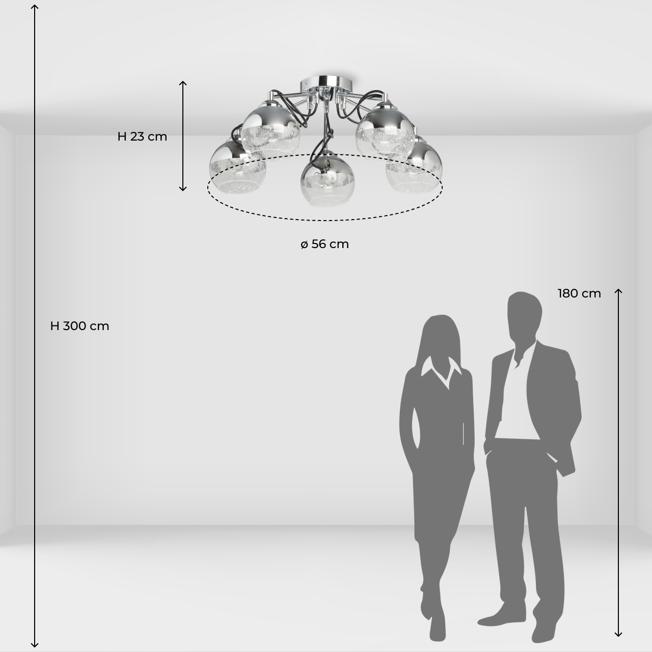 Потолочная люстра De Markt Вита 220013705_MW