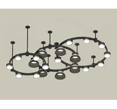 Подвесная люстра Ambrella light Techno Ring с акрилом Traditional DIY XR92222010_AMB