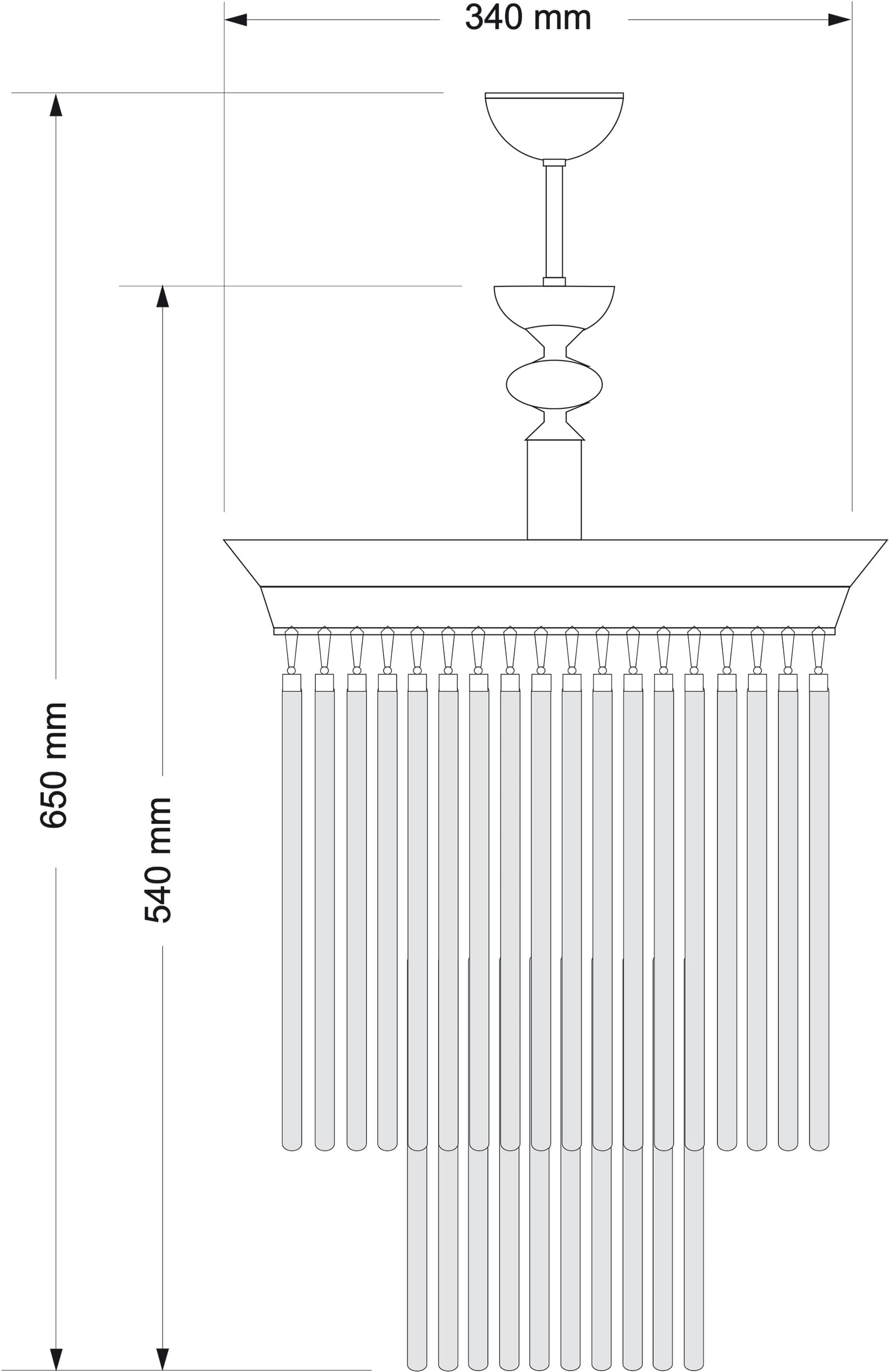 Потолочный светильник Kutek Fiore FIO-ZWD-1(P)