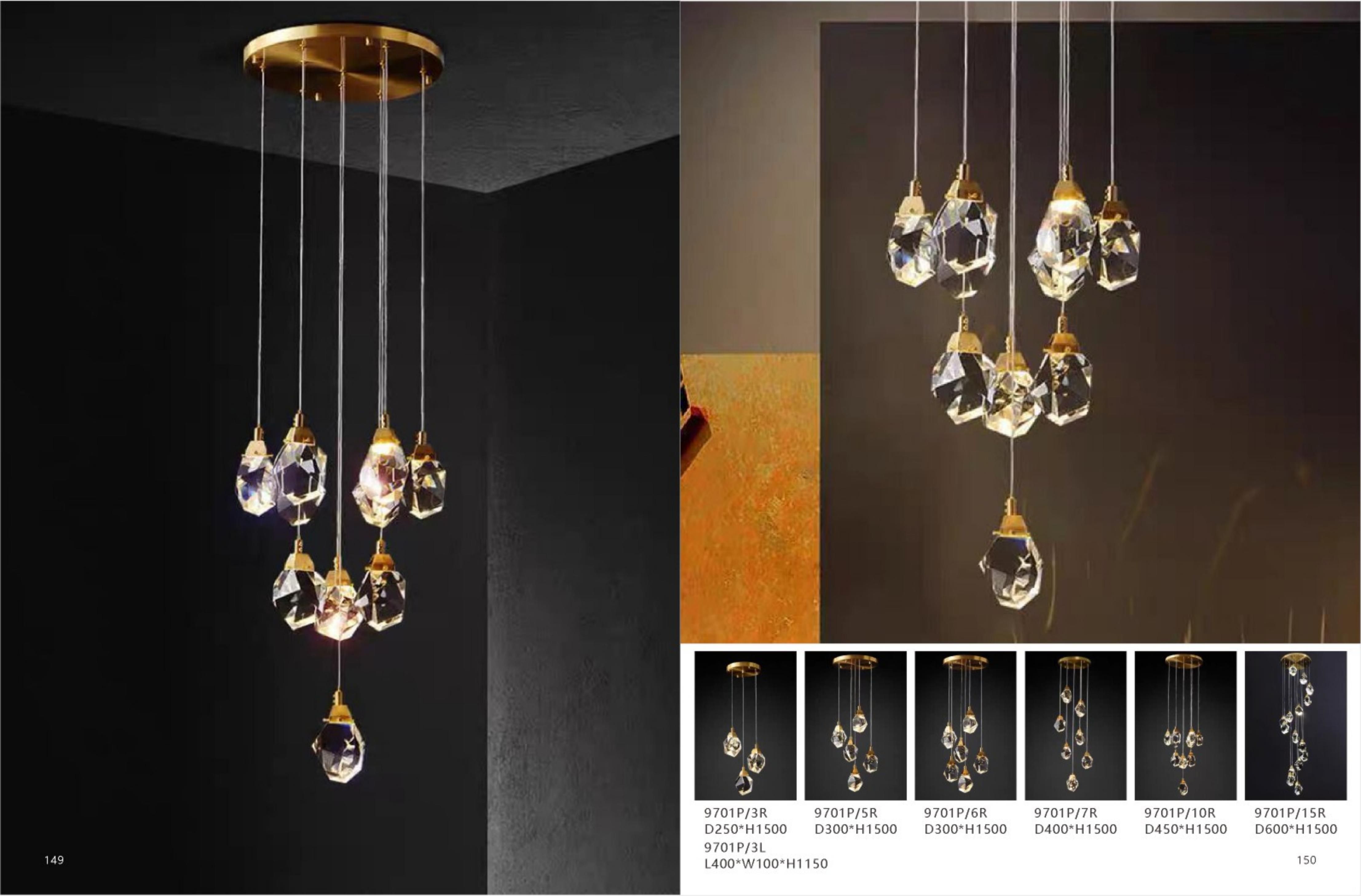 Подвесной светильник ILedex OXYGEN 9701P/1 BR_IX