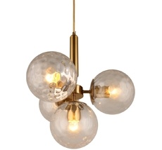 Люстра для гостиной со стеклянными плафонами Aployt APL.728.16.04